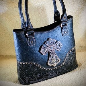 Blazzing Roxx Leather Cross Tote (SM)